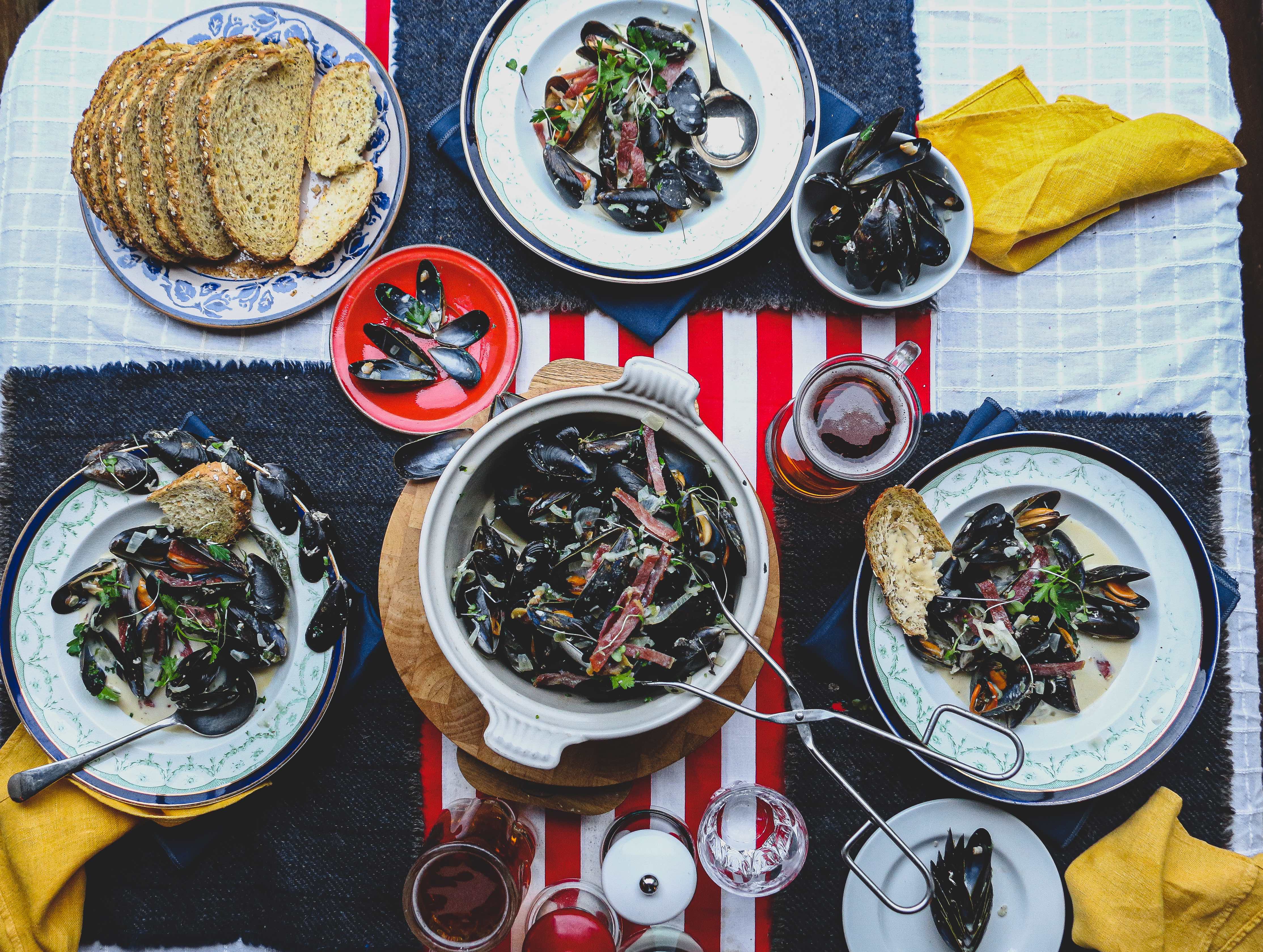 Mussels in Cider